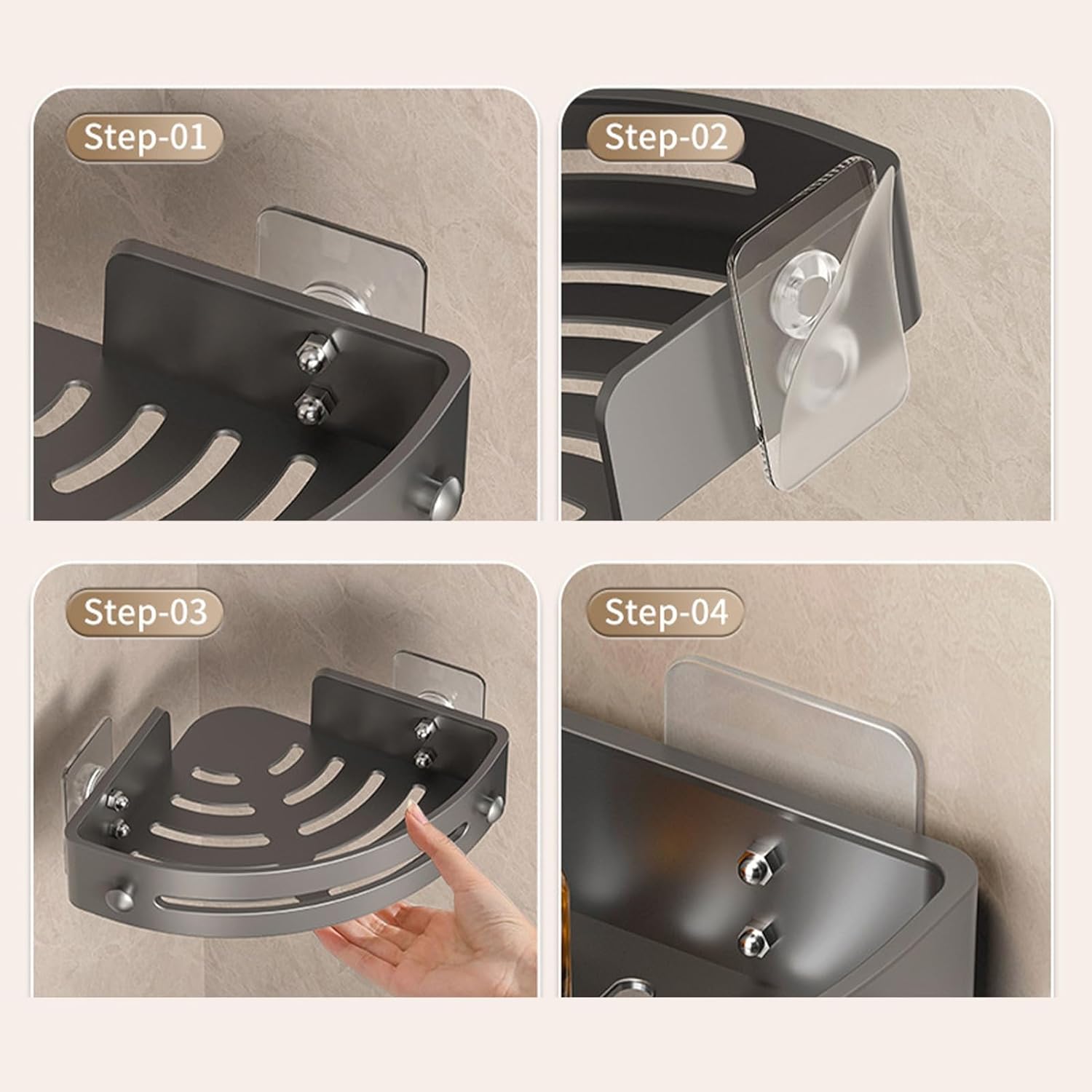 2 pcs Bathroom Shower Organizer, Shower Storage Rack