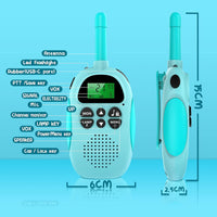 Thumbnail for ULEWAY Walkie Talkie for Kids Rechargeable Radio 3km Range, Boy Girl Toy 4-12 Years 16 Channels, Walky Talky for Outdoor Adventure, Camping, Hiking 2 Pieces Pink Blue