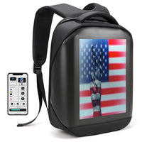 Thumbnail for LED Backpack with DIY Programming for Motorcycle Travel and Camping 15.6 inches