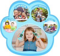 Thumbnail for ULEWAY Walkie Talkie for Kids Rechargeable Radio 3km Range, Boy Girl Toy 4-12 Years 16 Channels, Walky Talky for Outdoor Adventure, Camping, Hiking 2 Pieces Pink Blue