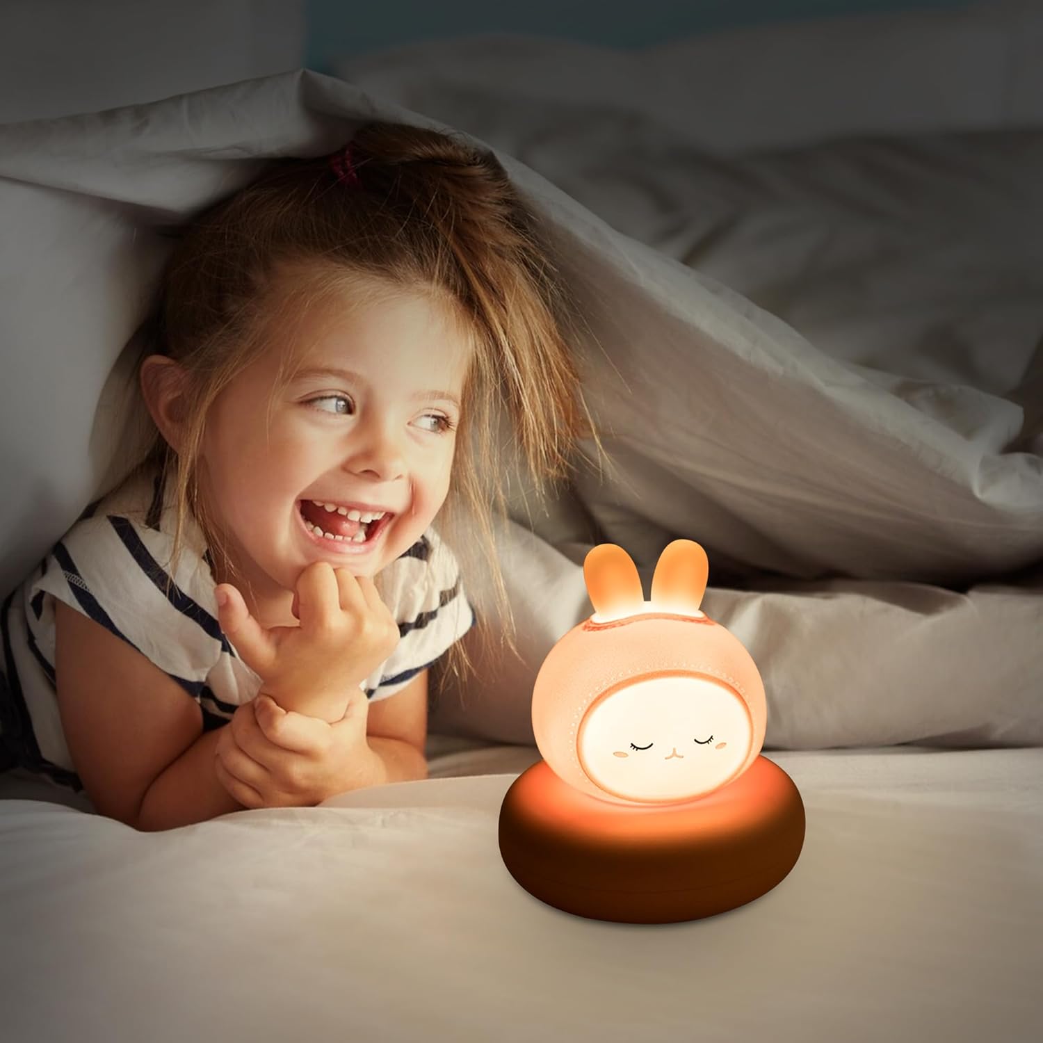 Bunny Children's Battery Nursing Light Baby Sleep Aid Snooze Lights Rabbit Decoration Children's Room