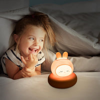 Thumbnail for Bunny Children's Battery Nursing Light Baby Sleep Aid Snooze Lights Rabbit Decoration Children's Room