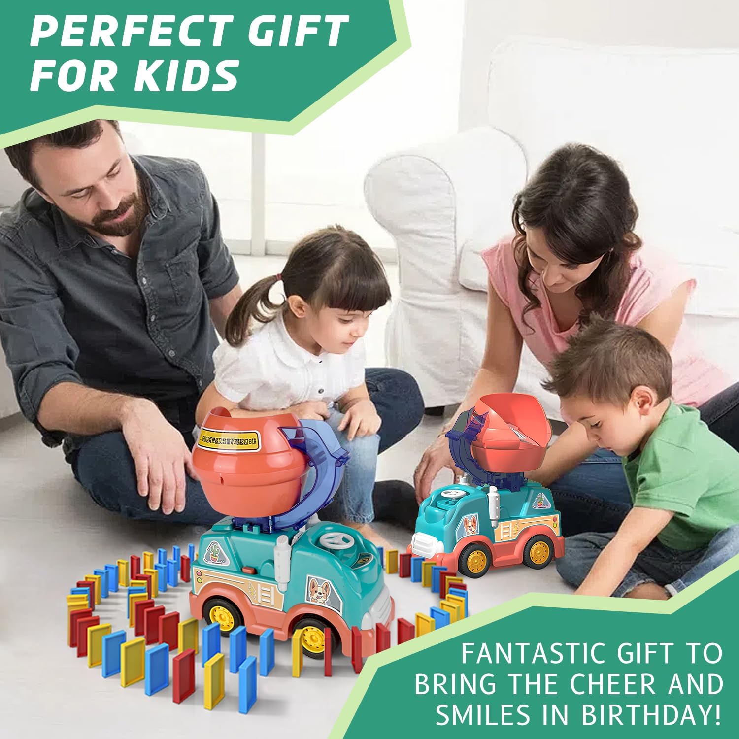 Domino Car™ - Creative Domino Fun - Domino Stone Army