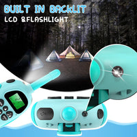 Thumbnail for ULEWAY Walkie Talkie for Kids Rechargeable Radio 3km Range, Boy Girl Toy 4-12 Years 16 Channels, Walky Talky for Outdoor Adventure, Camping, Hiking 2 Pieces Pink Blue