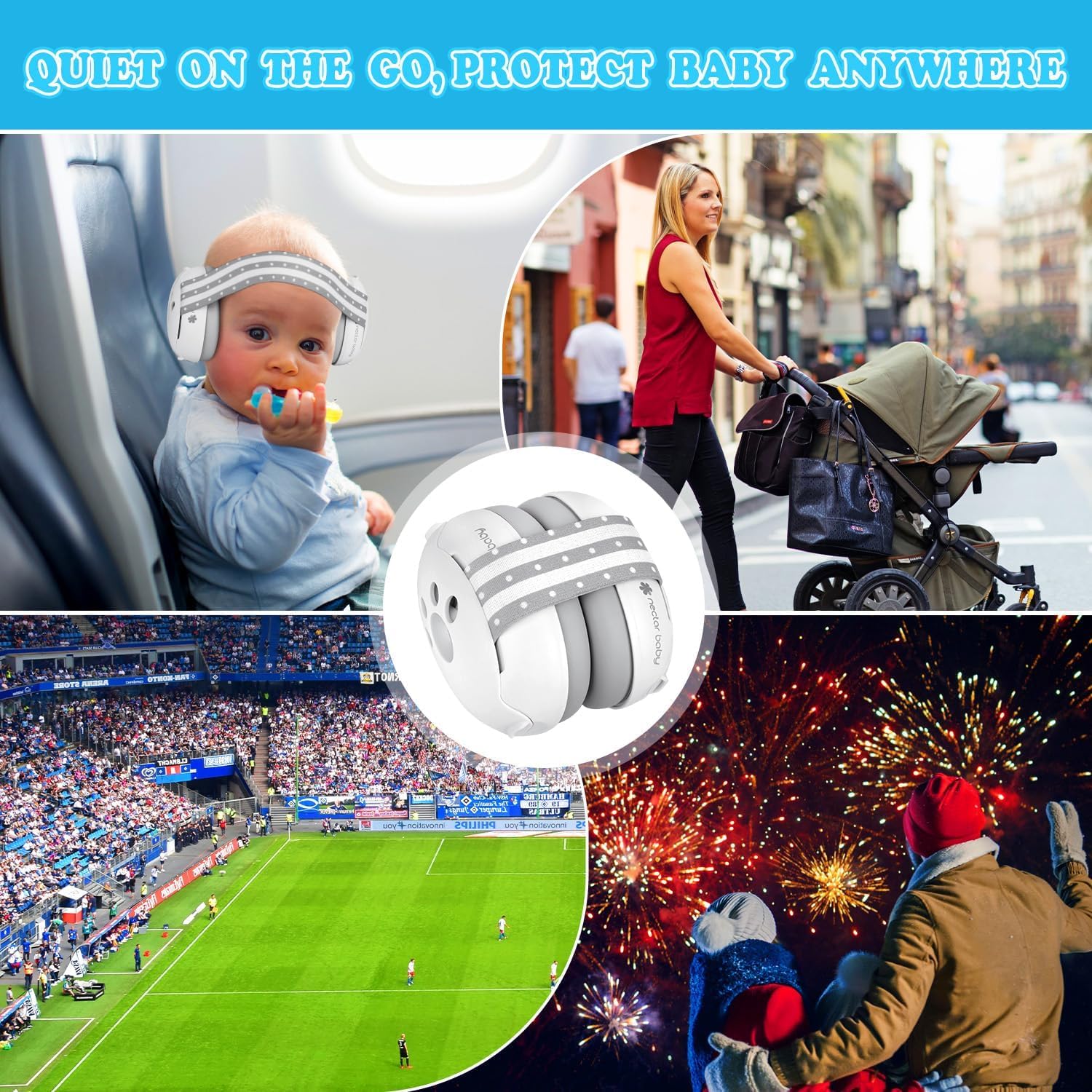 Adjustable Baby Noise Cancelling Headphones Ear Protection