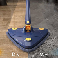 Thumbnail for Triangle 360 Cleaning Mop Telescopic Household Ceiling Cleaning Brush Tool Self-draining To Clean Tiles and Walls