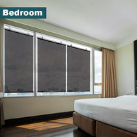 Thumbnail for 125 x 45 cm Universal Roller Blinds Suction Cup Sunshade Blackout Curtain Car Bedroom Kitchen Office Window Sun-shading Curtains Nail-free