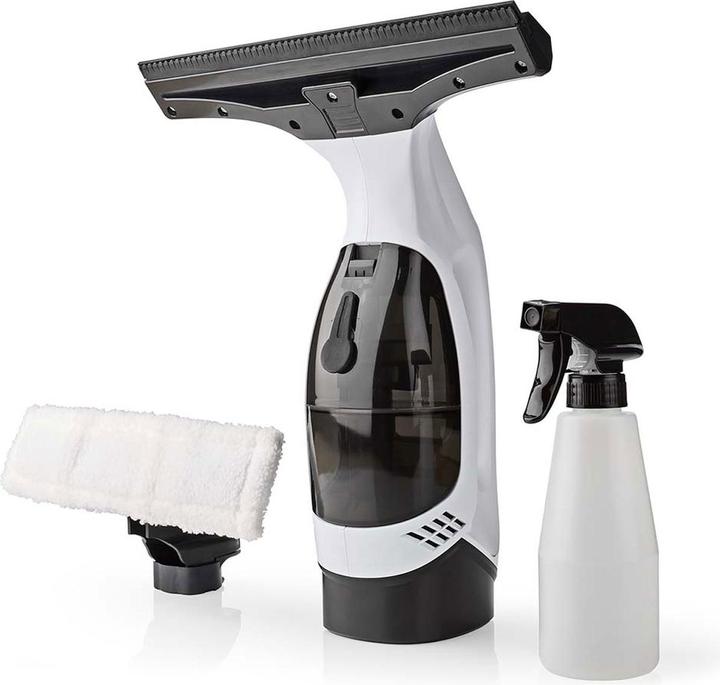 Cordless Rechargeable Window Vacuum Cleaner with Squeegee 150ml Water Tank