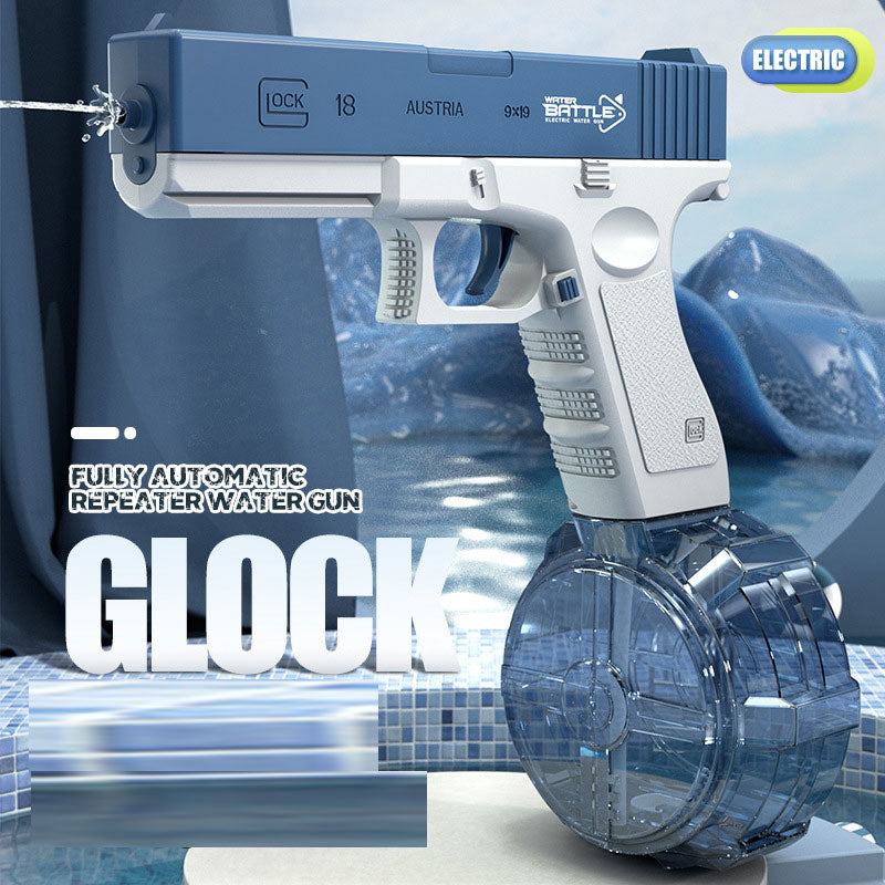 Electric Water Gun Glock Automatic - Blue