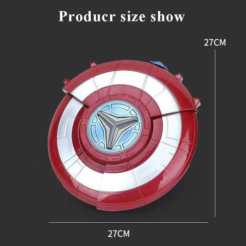 Captain America Shield Toy + 10 Soft Bullets