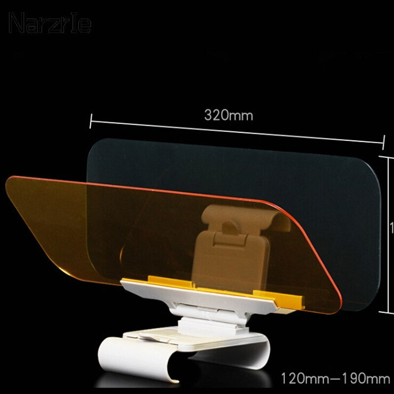 High Quality Car Sun Visor Goggle 2 In 1 Car Day and Night Anti-UV Hd Anti-dazzle Sun Block Sunshade Rotatable Fold Clear View Driving Mirror