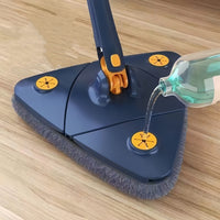 Thumbnail for Triangle 360 Cleaning Mop Telescopic Household Ceiling Cleaning Brush Tool Self-draining To Clean Tiles and Walls