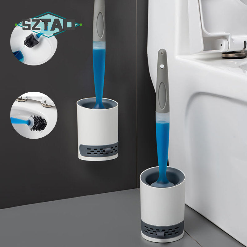 Toilet Brush Wall-Mounted Cleaning Tool