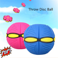 Thumbnail for Flying UFO Flat Throw Disc Ball Without LED Light Magic Ball Toy Kid Outdoor Garden Beach Game Children's sports balls