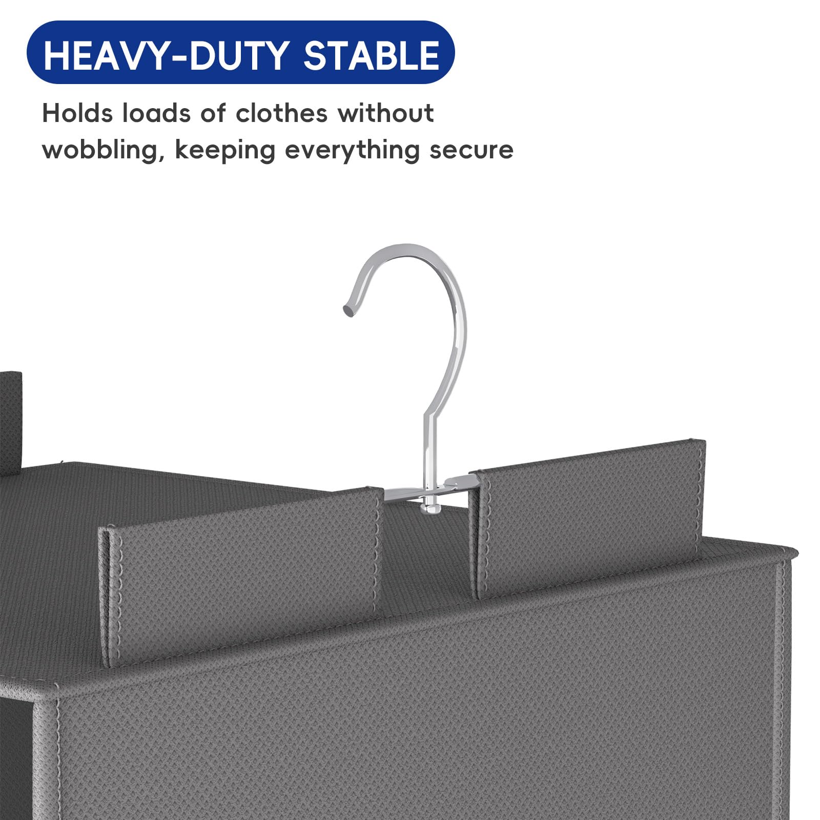 120 cm 6 Shelf Weekly Clothes Organizer Monday to Saturday