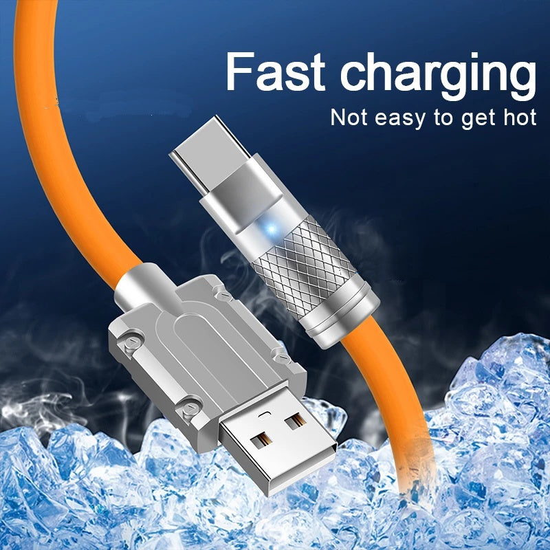 120W 7A Type C Cable Super Fast Charging