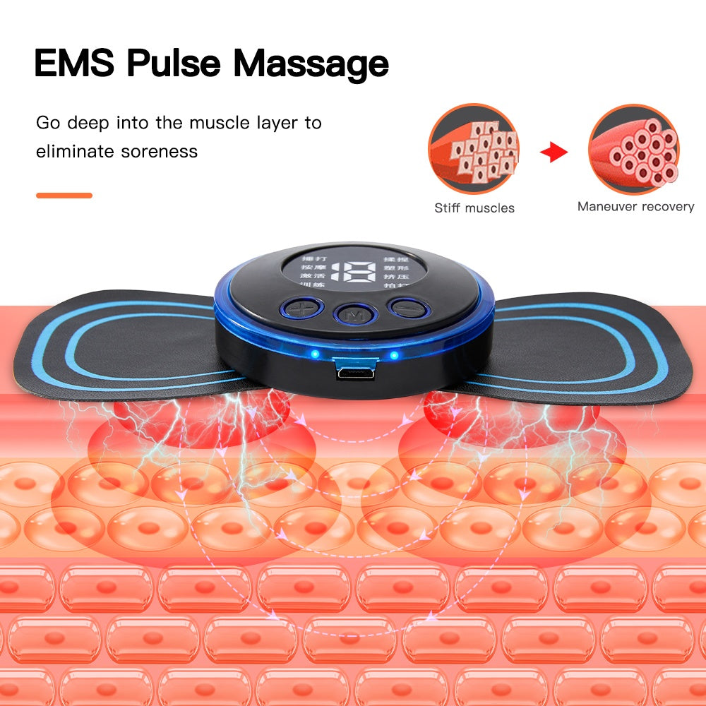 Neck Rechargeable Massager Electric Neck Massage EMS