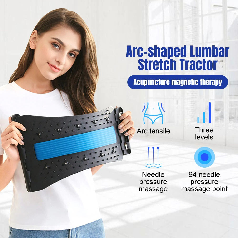 2022 Spine Deck Back Stretcher for Lower Back Pain Relief, Multi-Level Spine Stretcher Device for Lumbar Pain Relief, Lumbar Back Stretching Device, Back Cracker