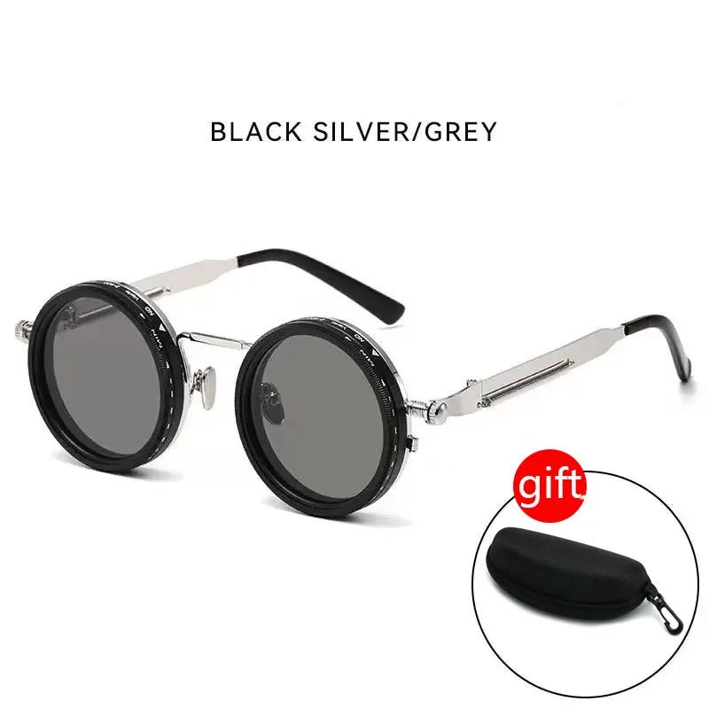 Visionguard ND Filter Sun Glasses, Retro MetalRotating color-changing Polarized Sun Classes