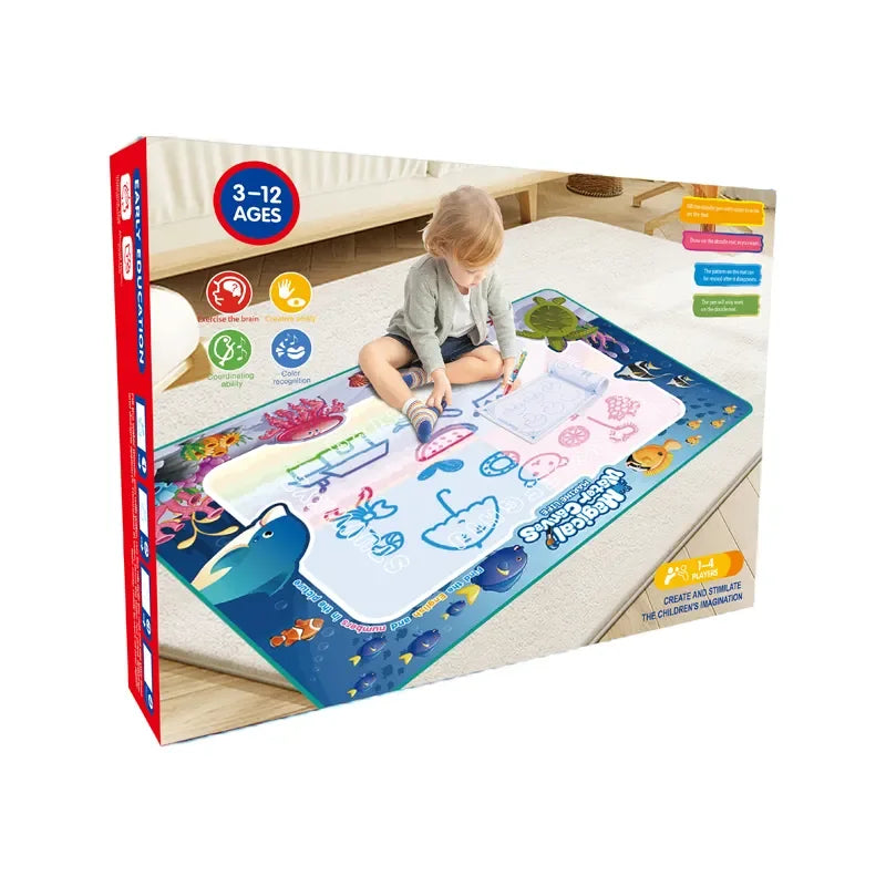 Large 150 x 110 cm Magical Water Doodle Mat Painting Kids