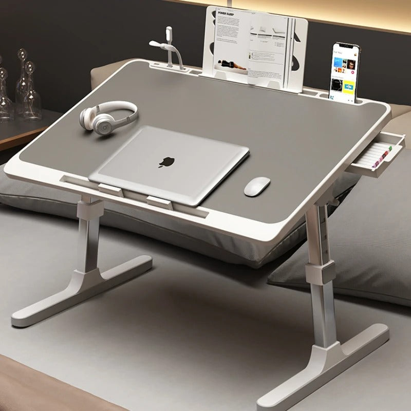 F8L Portable Adjustable Laptop Bed Tray Table