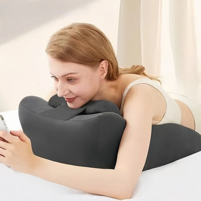 Magic Relaxcush Ergonomic Pillow for Sitting or Bed Reading