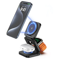 Thumbnail for 3 in 1 Magsafe/Wireless Charger for Airpods/Phone/Apple Watch