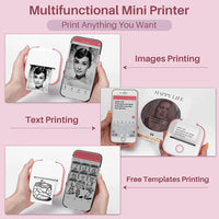 Thumbnail for Phomemo T02 Mini Portable Printer Thermal Inkless