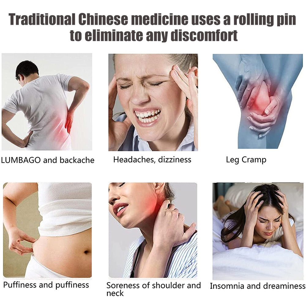 20 Heads Rolling Pin Universal Back Needle Massager