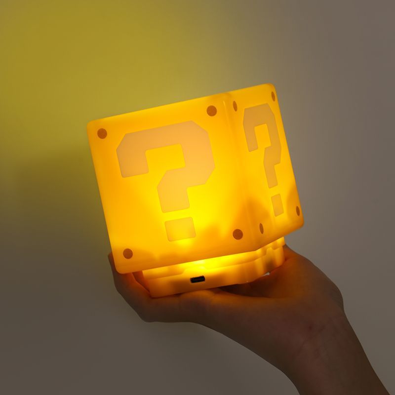 Super Mario Bros Lamp with Music Night Rechargeable