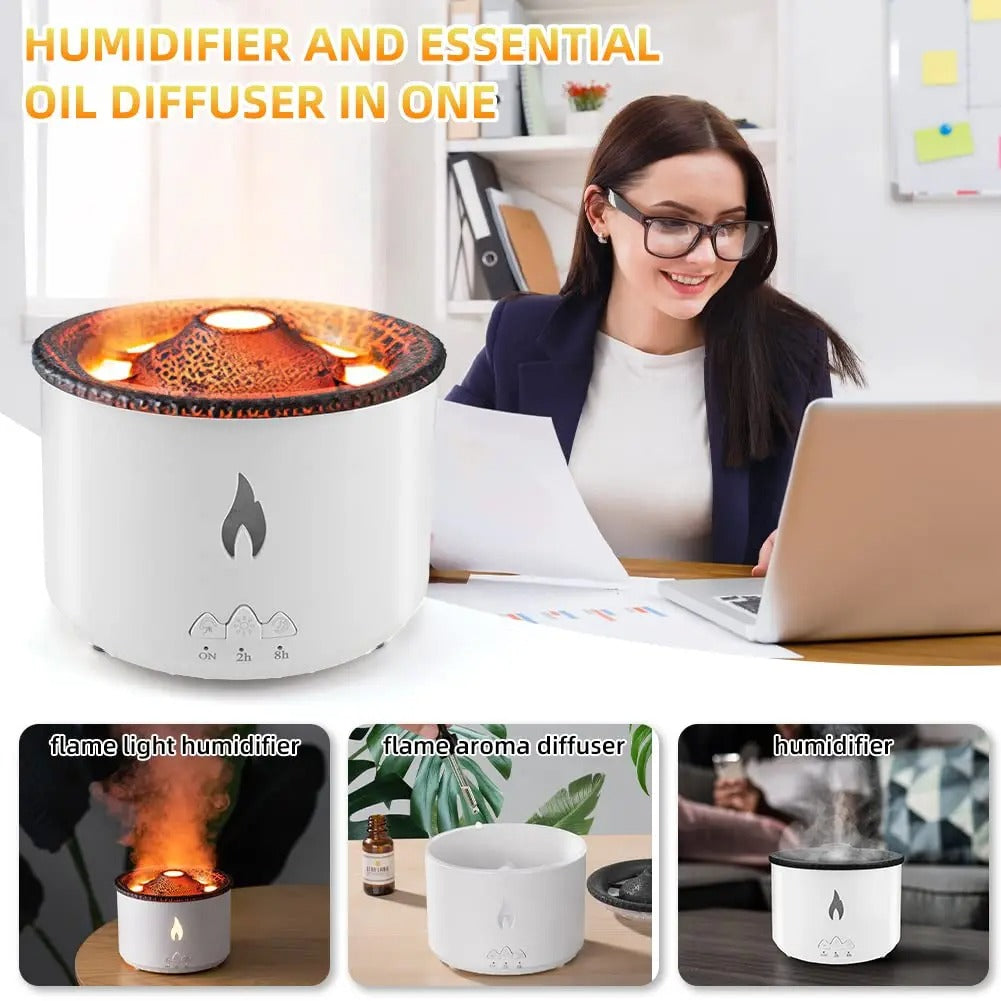 Volcano Humidifier 560 ML With Remote