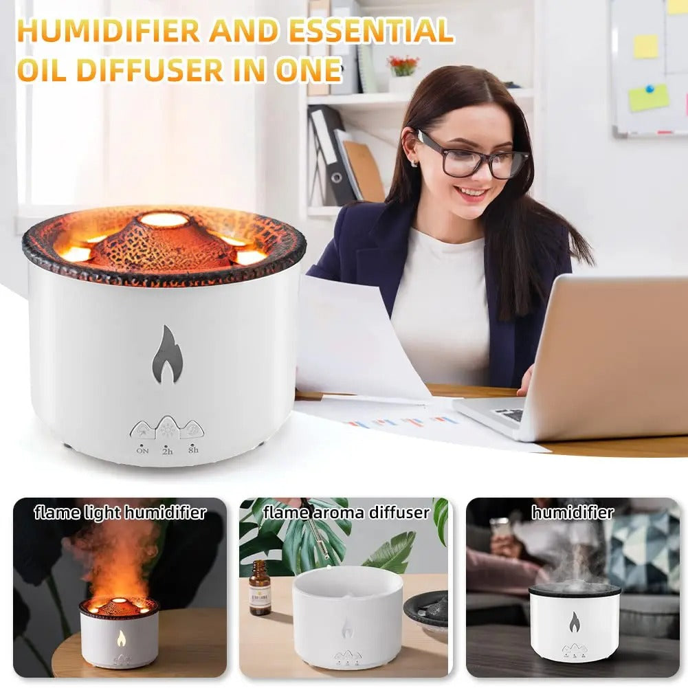 Volcano Humidifier 560 ML With Remote – Ahammashop