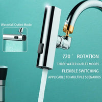 Thumbnail for 3 in 1 Waterfall Kitchen Faucet 360°