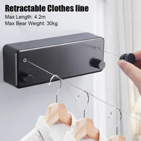 Thumbnail for 4.2m Retractable Clothesline Laundry Hanger