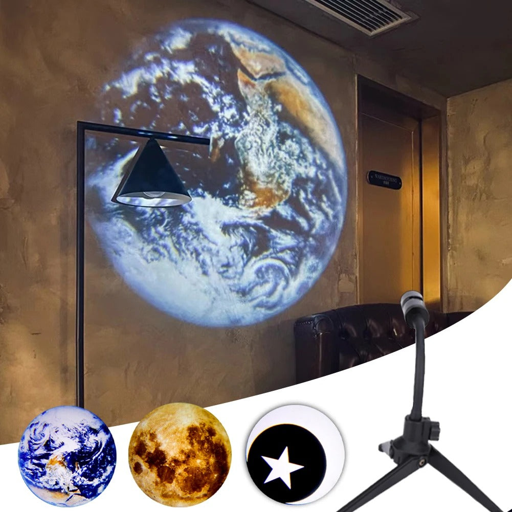 Earth Moon Projector Galaxy Night