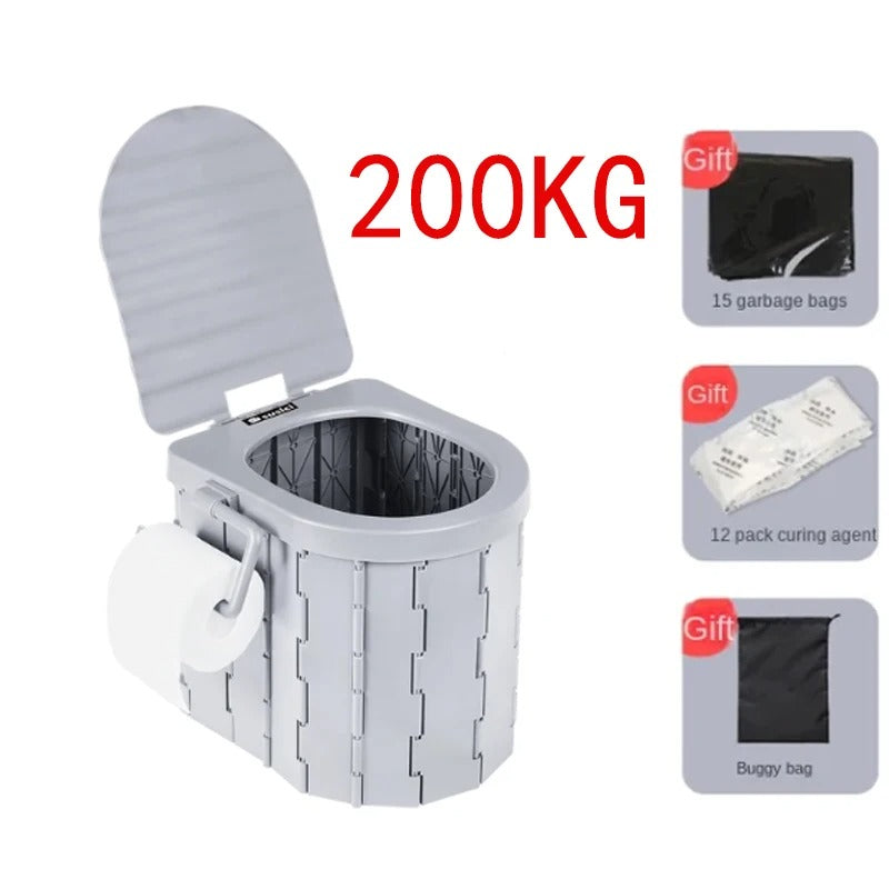 200KG Portable Emergency Toilet Foldable