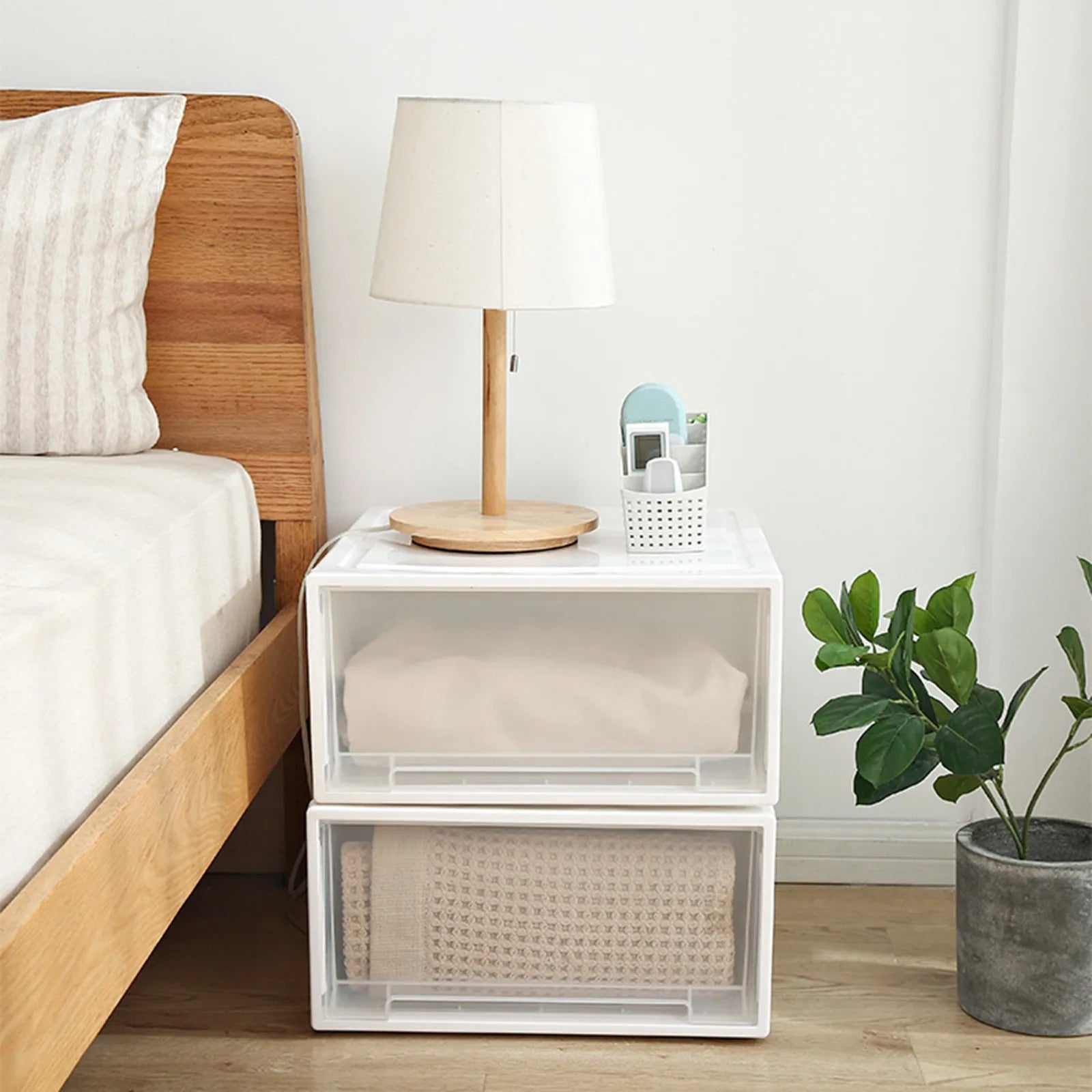 Stackable Household Items Storage Box Household Stackable – Ahammashop