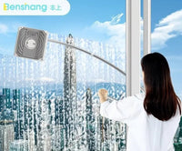 Thumbnail for Effortless Double-Sided Long Handle Window Cleaner Brush