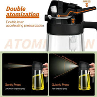 Thumbnail for 2 in 1 Oil Sprayer With Glass Bottle