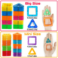 Thumbnail for Magnetic Building Blocks Big Size and Mini Size DIY Magnets Toys for Kids Designer Construction Set Gifts for Children Toys
