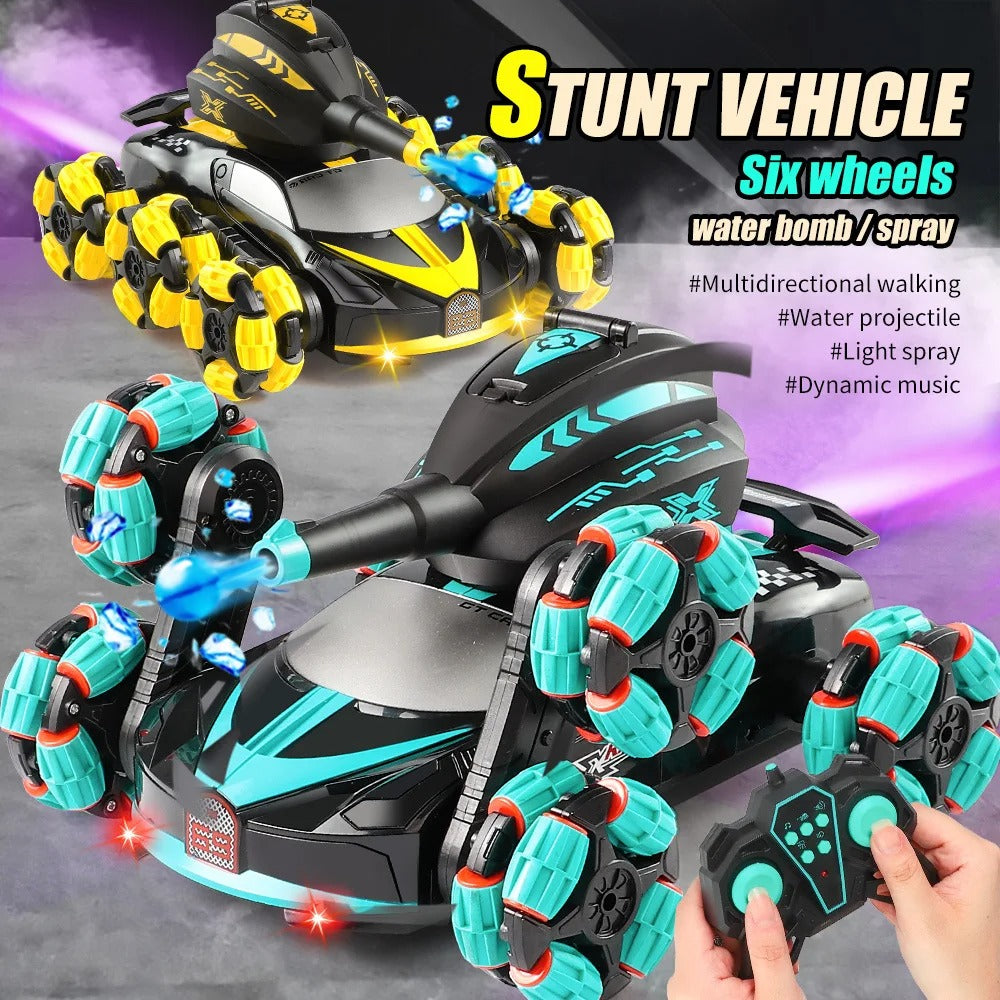 Handgesture 2.4GZ Stunt Chariot Car Water Bomb with Light & Sound