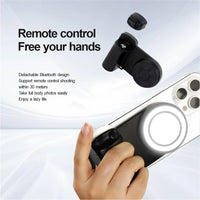 Thumbnail for 3-In-1 Magnetic Phone Grip & Mini Ring Light (Includes Remote)