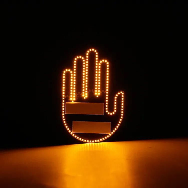 Led Hand Point Sign Original Led Hand Car Sign – Ahammashop
