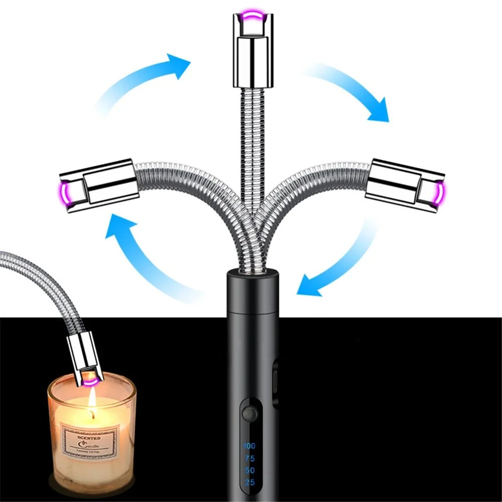 Rechargeable Electric Lighter Type C Windproof