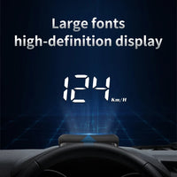 Thumbnail for Projector Display Digital KMH MPH Car Speedometer Temperature Voltage Alarm