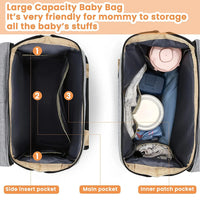 Thumbnail for Mommy Bag Foldable  Large Capacity GREY