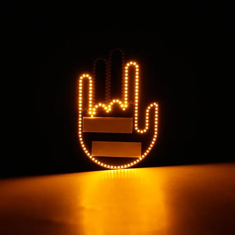 Led Hand Point Sign Original Led Hand Car Sign – Ahammashop