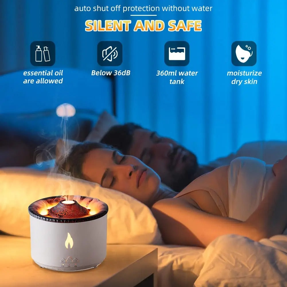 Volcano Humidifier 560 ML With Remote – Ahammashop