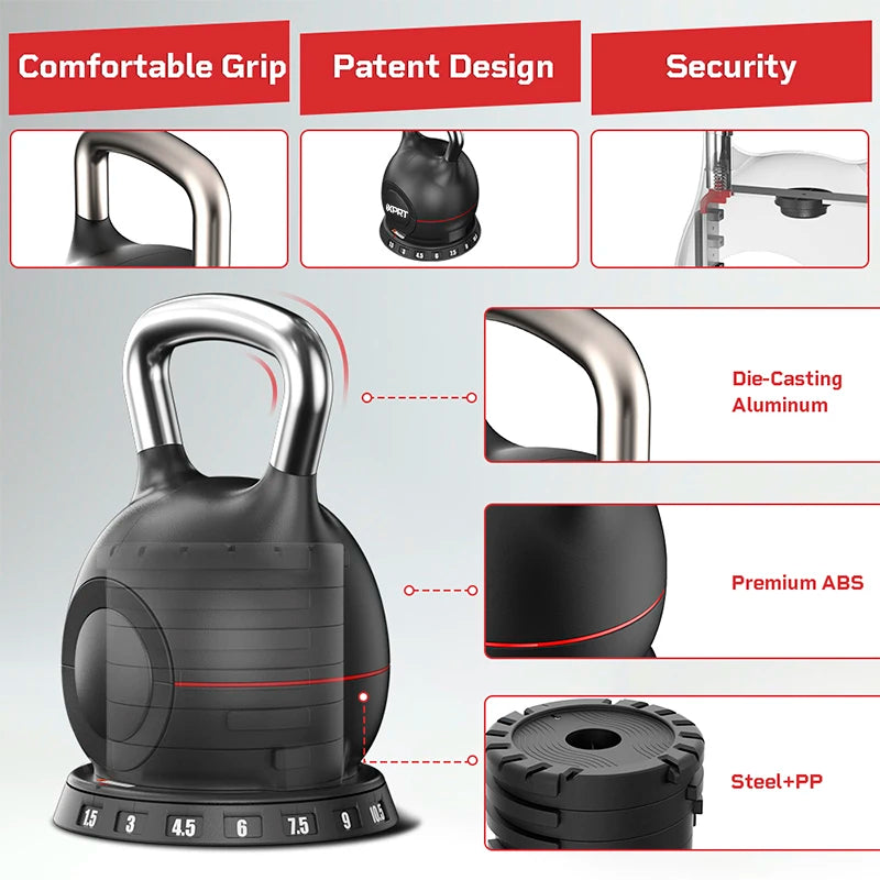 10KG Adjustable Kettlebell