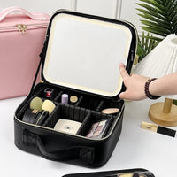 Thumbnail for Portable Smart LED Makeup Bag with Mirror